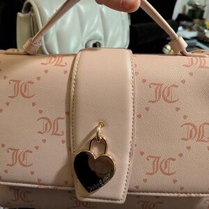 Juicy Couture Pink Handbag with Heart Charm